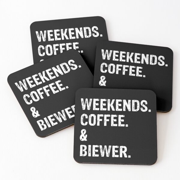 Item preview, Weekends Coffee and Biewer Terrier  designed and sold by Guarddogdrive.
