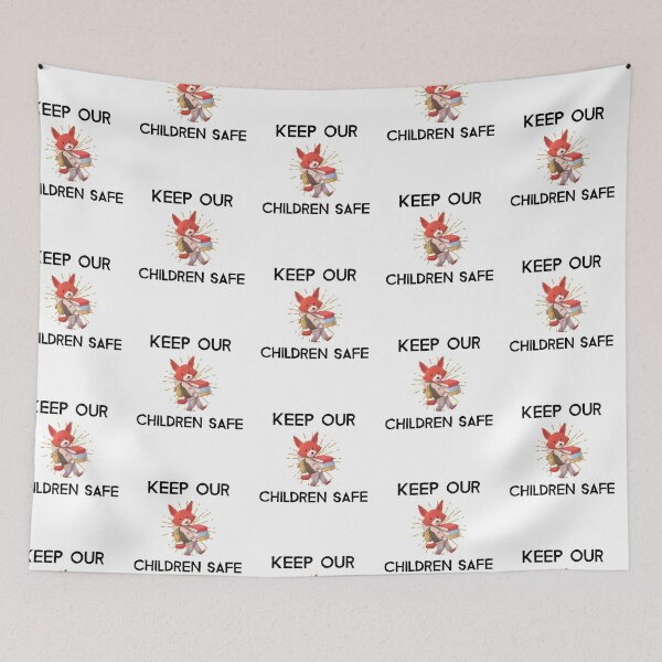 Item preview, Cute Keep Our Children Safe - Fox designed and sold by Clothing-Guru.