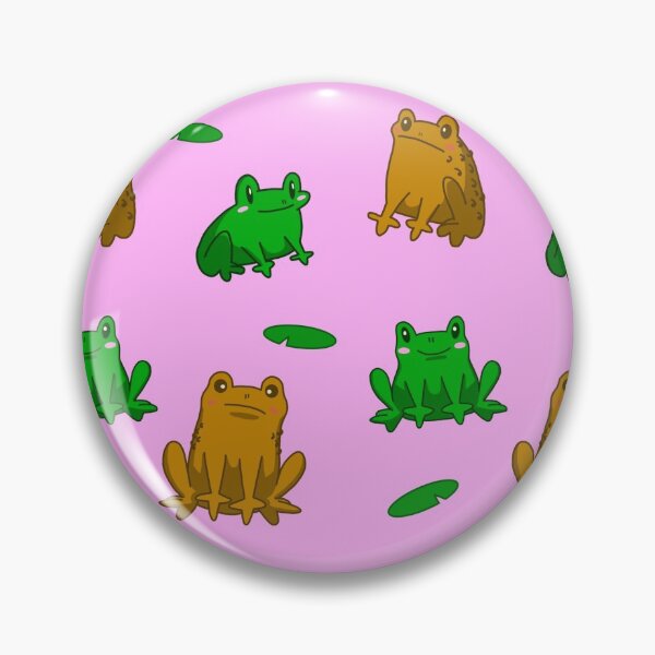 Item preview, Frog Friends in pink designed and sold by emmysdoodles.