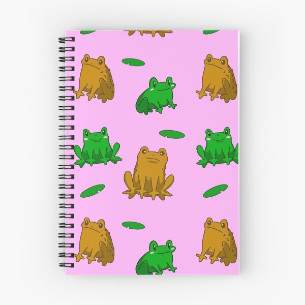 Item preview, Frog Friends in pink designed and sold by emmysdoodles.