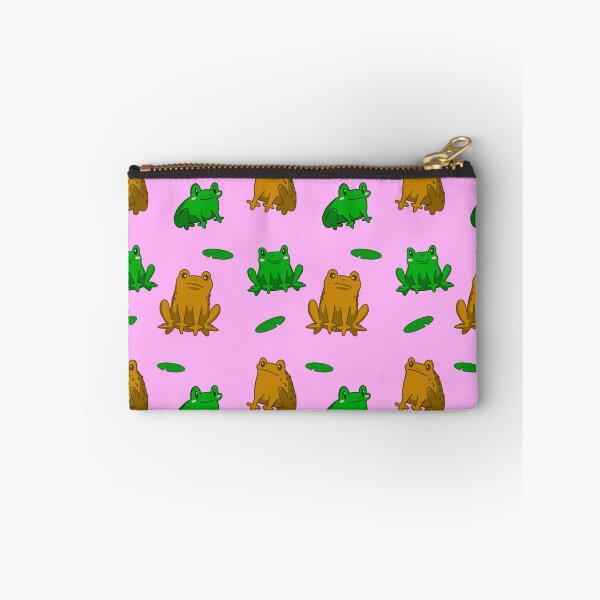 Item preview, Frog Friends in pink designed and sold by emmysdoodles.