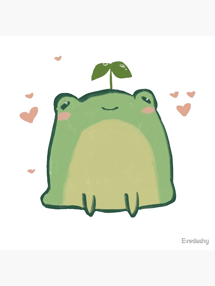 Cute Frog with Plant Kids T-Shirt