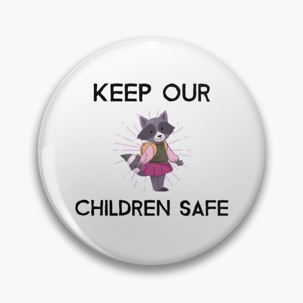 Item preview, Cute Keep Our Children Safe - Raccoon designed and sold by Clothing-Guru.