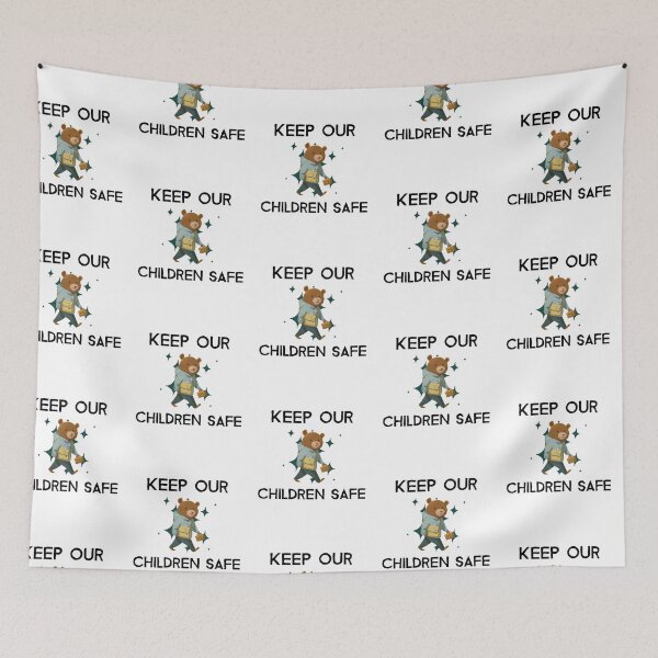 Item preview, Cute Keep Our Children Safe - Bear designed and sold by Clothing-Guru.