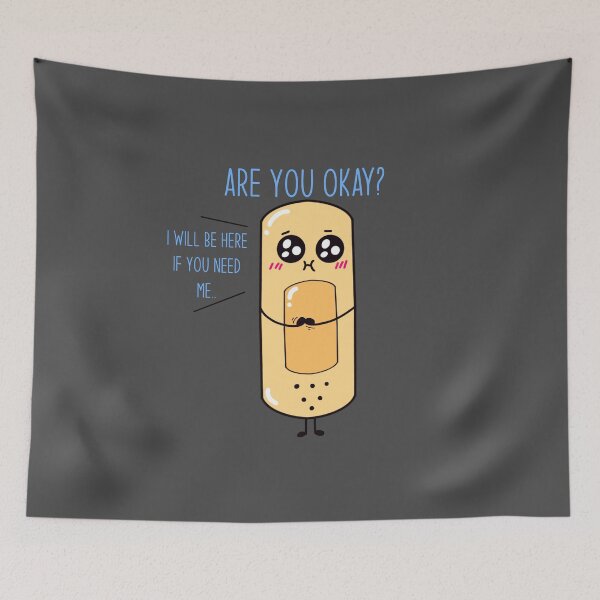 Item preview, Are you okay? designed and sold by DoodLeChuBBy.