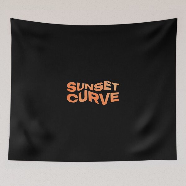 Item preview, Sunset Curve - Neon Orange designed and sold by stylesnspire.