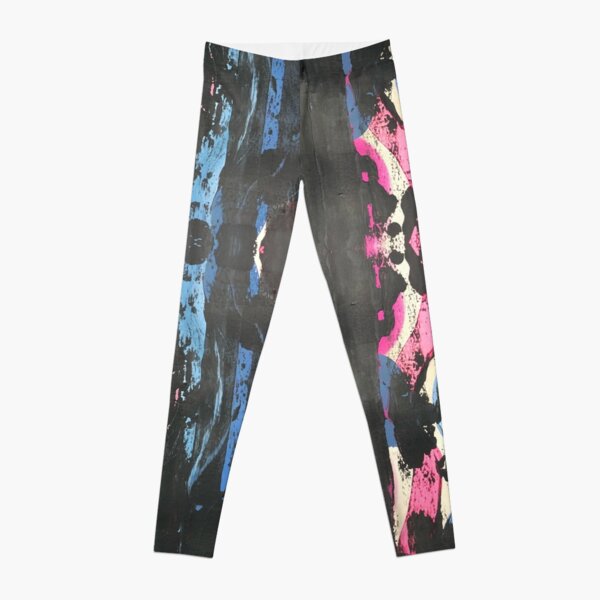 Geometric Striped Pattern Leggings