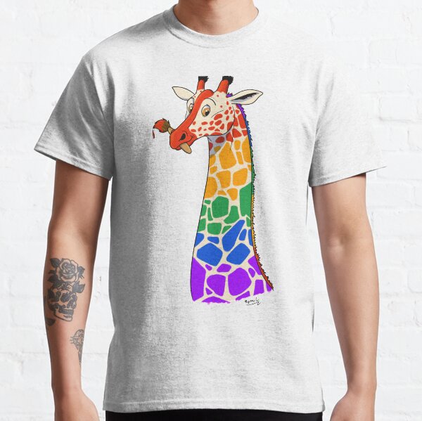 Painted Giraffe Classic T-Shirt