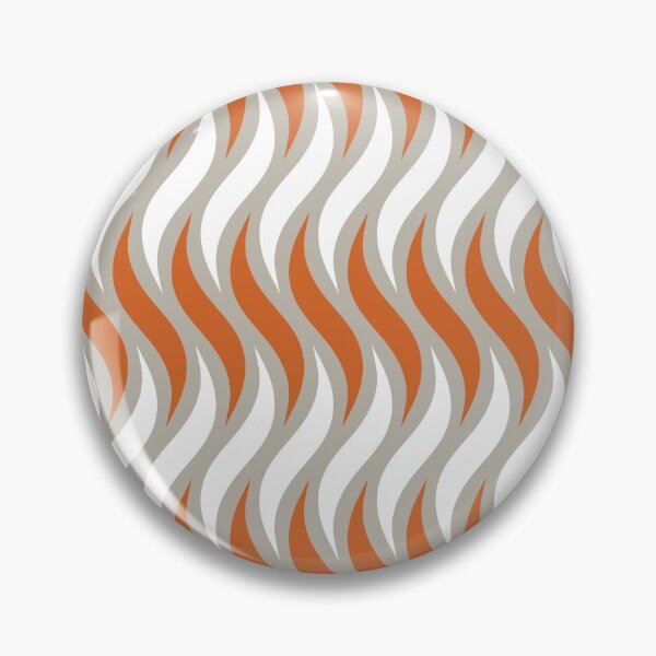 Item preview, Psychedelic Moving Waves African Pattern Terracotta designed and sold by Inogitna Designs.
