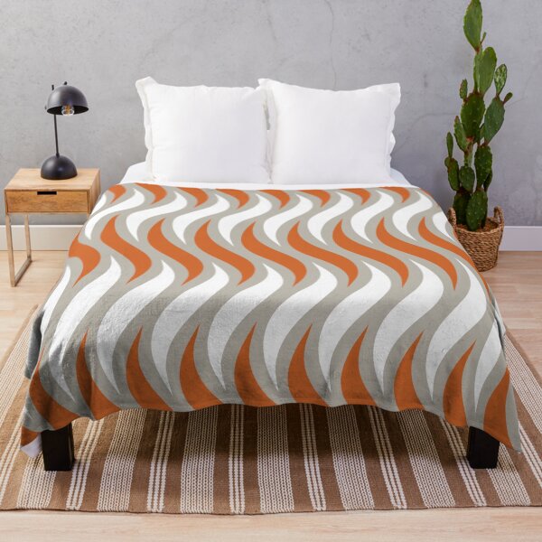 Item preview, Psychedelic Moving Waves African Pattern Terracotta designed and sold by Inogitna Designs.