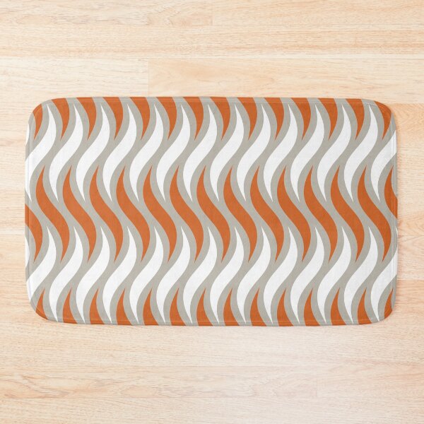 Item preview, Psychedelic Moving Waves African Pattern Terracotta designed and sold by Inogitna Designs.