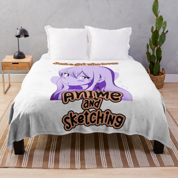 Item preview, Just a girls who loves anime and sketching designed and sold by joanaoberg.