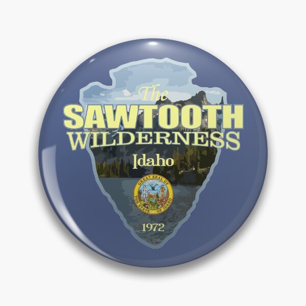 Item preview, Sawtooth Wilderness (arrowhead) designed and sold by curranmorgan.