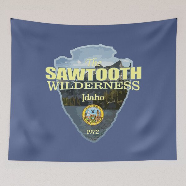 Item preview, Sawtooth Wilderness (arrowhead) designed and sold by curranmorgan.