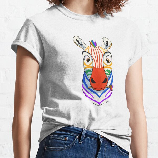 Painted Zebra Classic T-Shirt