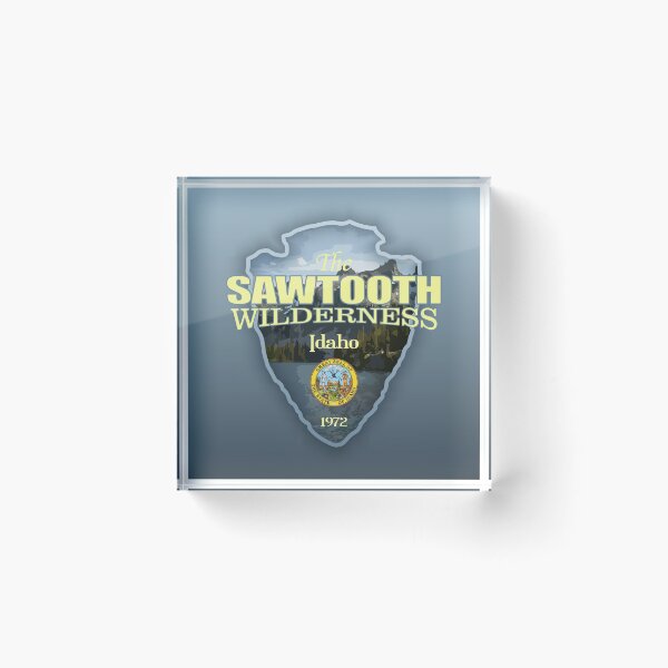 Item preview, Sawtooth Wilderness (arrowhead) designed and sold by curranmorgan.