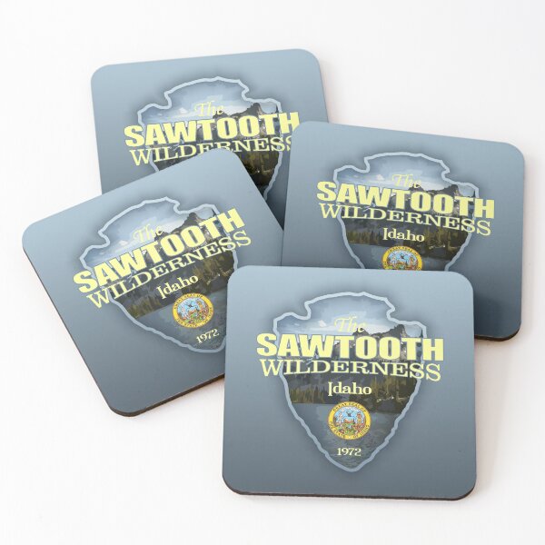 Item preview, Sawtooth Wilderness (arrowhead) designed and sold by curranmorgan.