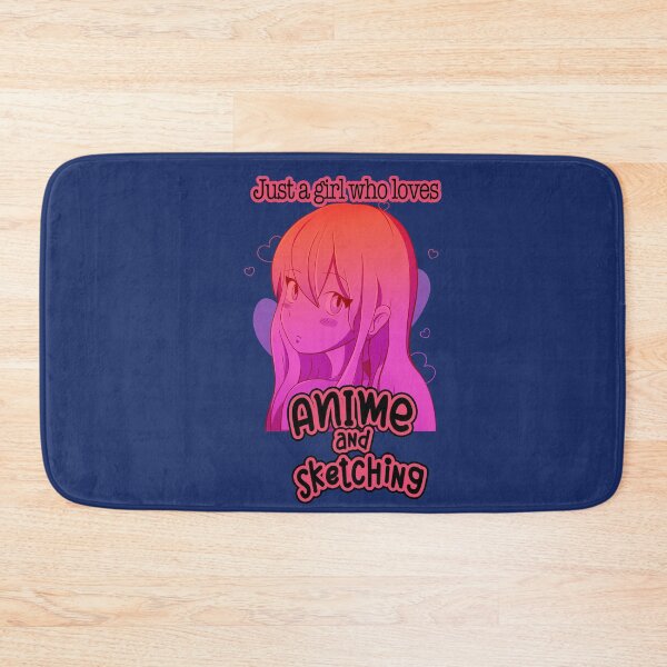 Item preview, Just a girls who loves anime and sketching designed and sold by joanaoberg.