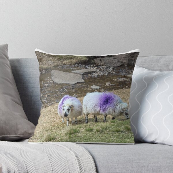 Item preview, Two purple sheep designed and sold by Judi Lion.