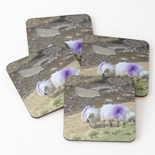 Item preview, Two purple sheep designed and sold by Judi Lion.