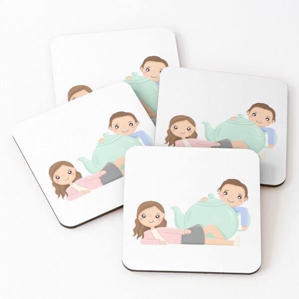 Item preview, The Office Jim and Pam Teapot designed and sold by cutermelon.