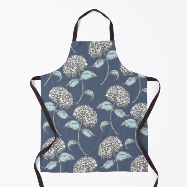 Item preview, Hydrangea Vintage Floral Pattern in Blue designed and sold by jeff-jones.