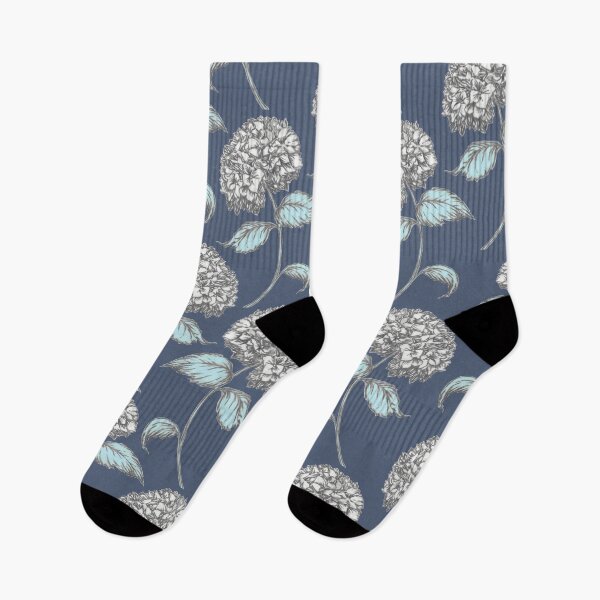 Item preview, Hydrangea Vintage Floral Pattern in Blue designed and sold by jeff-jones.