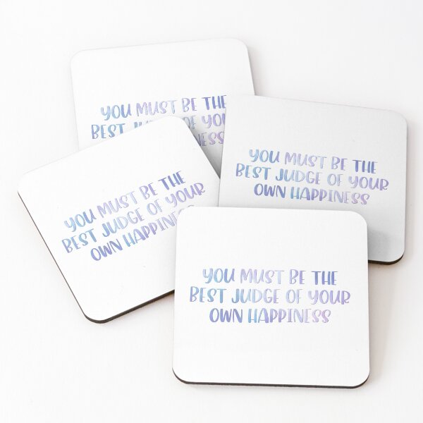 Item preview, You must be the best judge of your own happiness - Jane Austen Quote designed and sold by rissidesigns.