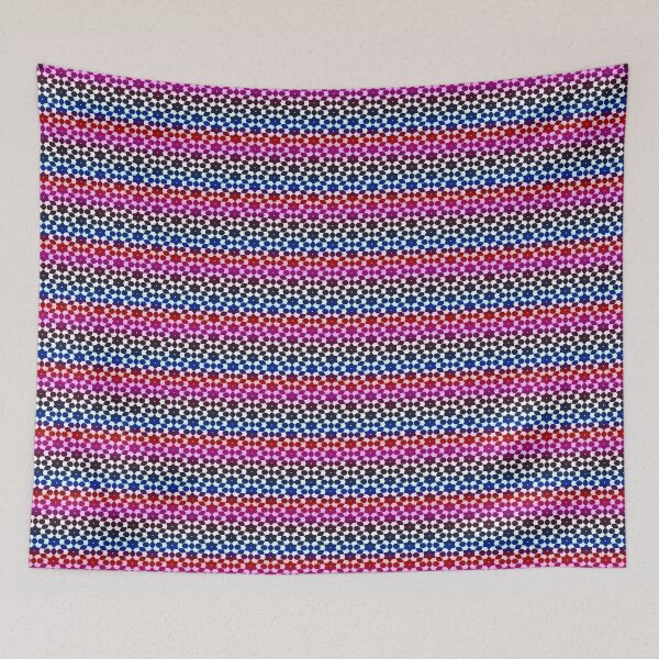 Item preview, Colorful Retro Floral Pattern designed and sold by Sybille-Yates.