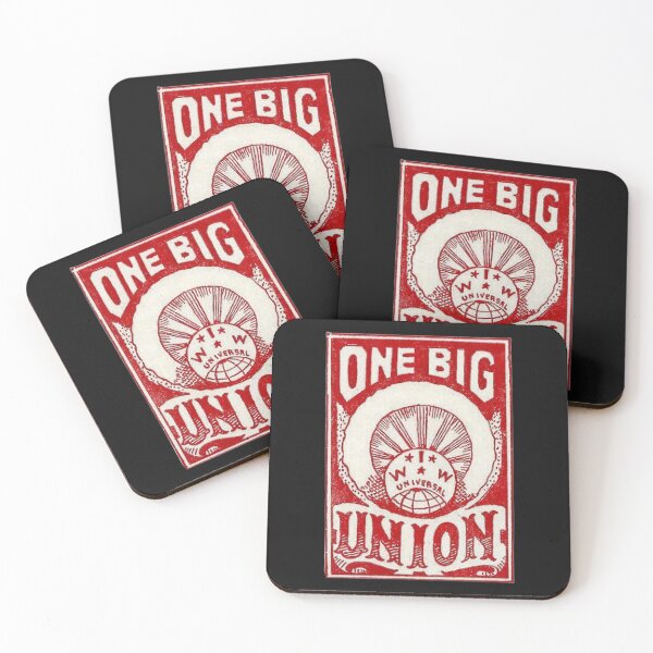 Item preview, IWW ONE BIG UNION RED UNIVERSAL VINTAGE LOGO designed and sold by Redusedone.