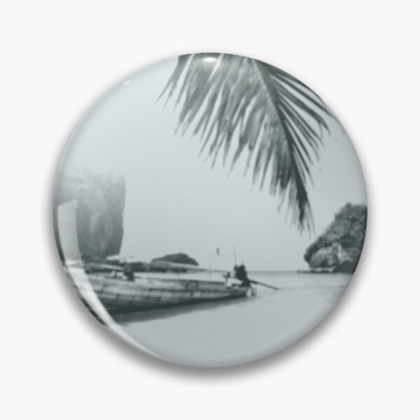 Item preview, Black and white - Beach and its boat designed and sold by PineaPixel.