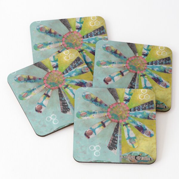 Item preview, Blue pinwheel daisy breezy day designed and sold by nighthawkstudio.