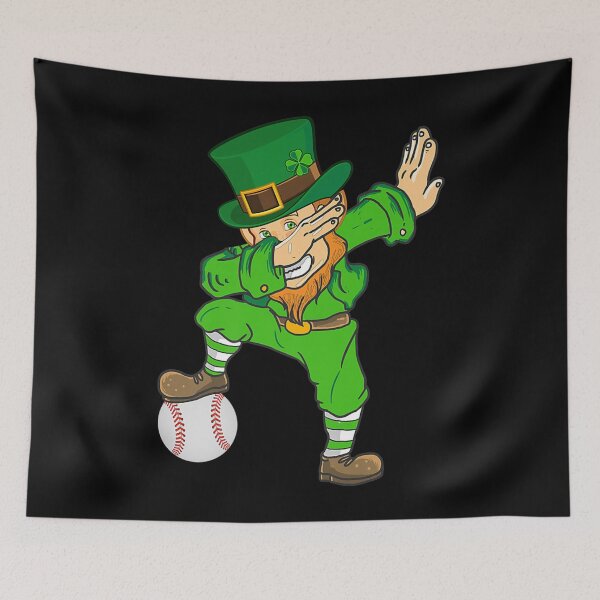 Item preview, Funny Leprechaun Dabbing Baseball St Patricks Day designed and sold by toniobnd51.