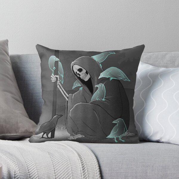 crows Throw Pillow
