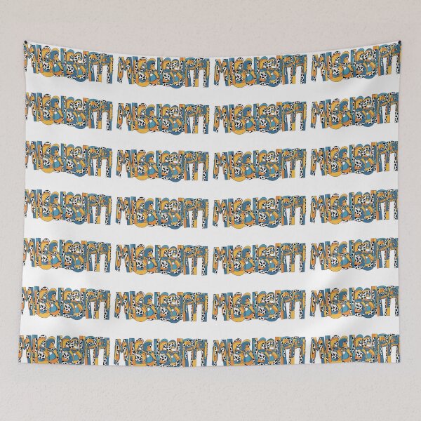 Artikelvorschau, Kuh drucken Mississippi Word Doodle entworfen und verkauft von klaireep.
