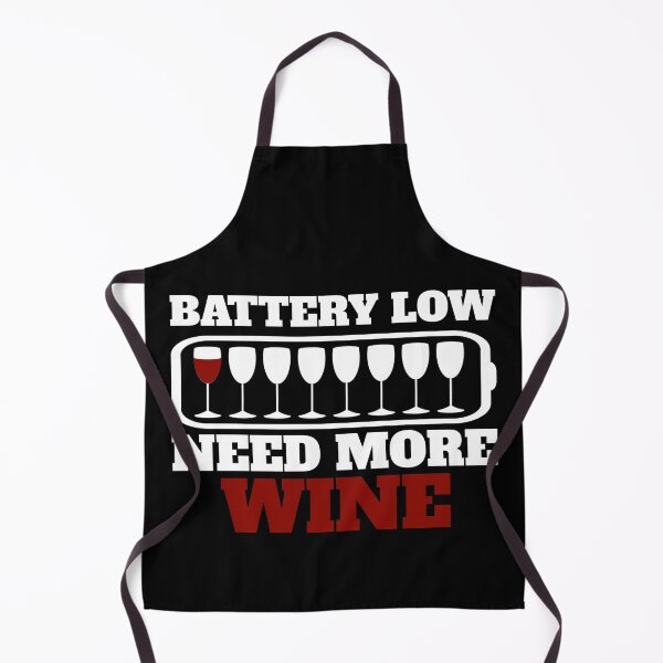 Item preview, Battery Low Need More Wine Glasses Wine Drinker designed and sold by Salvadax.