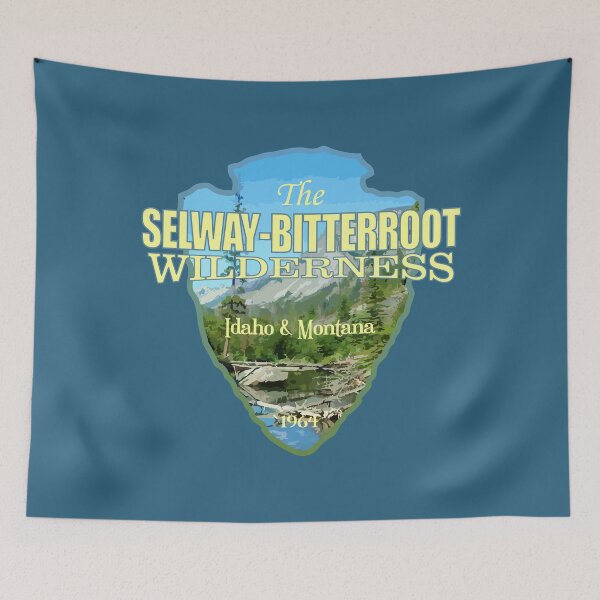 Item preview, Selway-Bitterroot Wilderness (arrowhead) designed and sold by curranmorgan.