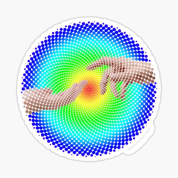 Hands Color 1 Sticker