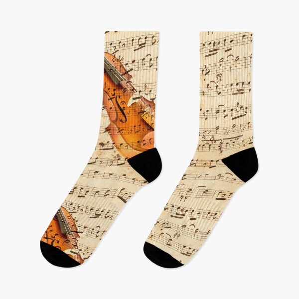 Item preview, Violin on musical note background effect designed and sold by Grégory DUBUS.