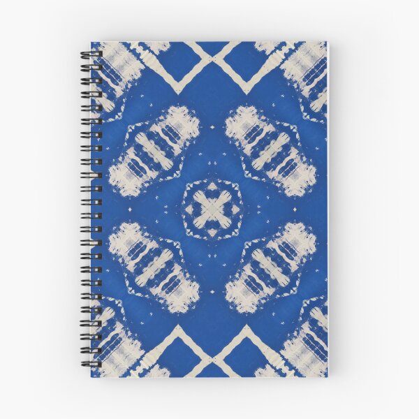 Item preview, Bright Blue Paint Press Surface Pattern 1 Artist Jenny Meehan  designed and sold by Jenny Meehan Art Prints and Patterns  .