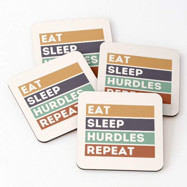 Item preview, Eat Sleep Hurdles Repeat designed and sold by stuff-n-stuff.