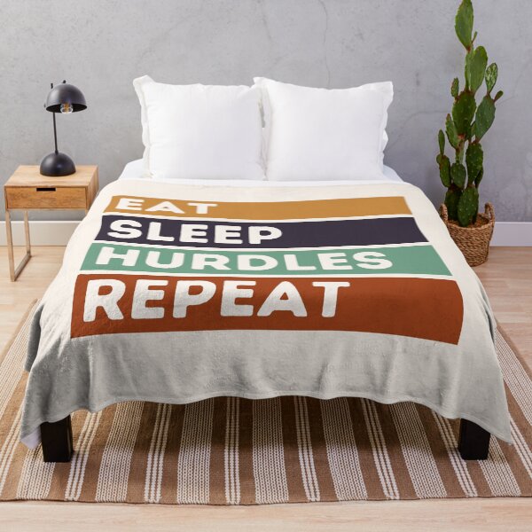 Item preview, Eat Sleep Hurdles Repeat designed and sold by stuff-n-stuff.