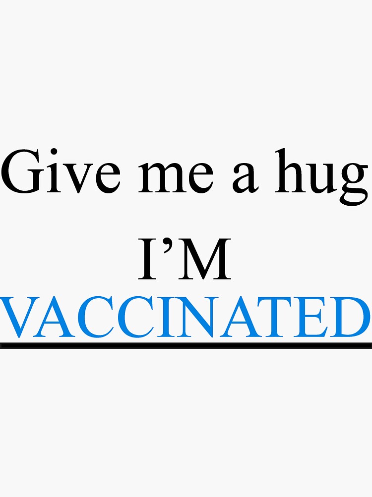 "Just give me a hug !!!" Sticker by hachim1 Redbubble