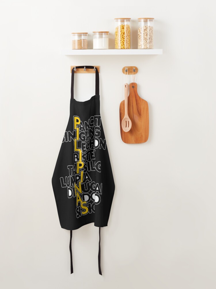 Alternate view of Pilipinas-Philippines All Time Favorite Food Stacked Apron