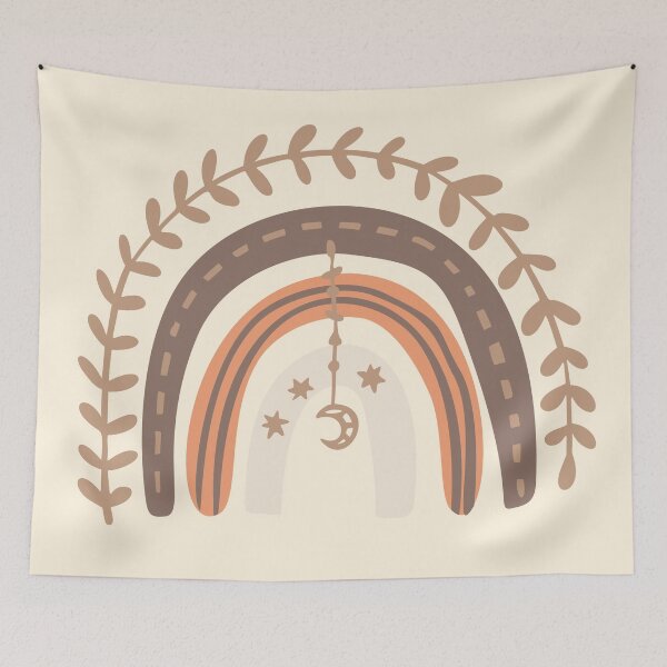 Item preview, Simple boho aesthetic rainbow designed and sold by RRdesigned.