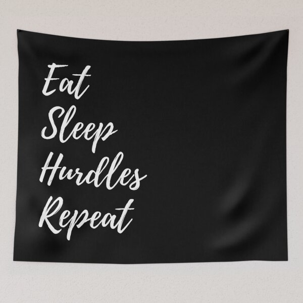 Item preview, Eat Sleep Hurdles Repeat designed and sold by stuff-n-stuff.