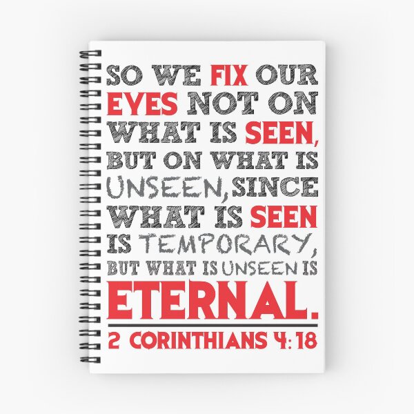 Item preview, 2 Corinthians 4:18 Fix Our Eyes On What Is Unseen designed and sold by plushism.