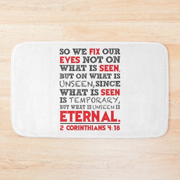 Item preview, 2 Corinthians 4:18 Fix Our Eyes On What Is Unseen designed and sold by plushism.