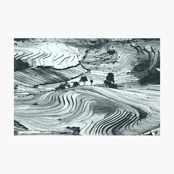 Item preview, Black and white - Dune landscape designed and sold by PineaPixel.