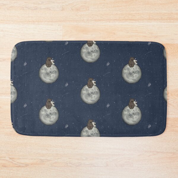 Item preview, Bear and Bunny on the moon designed and sold by Caspalpo.